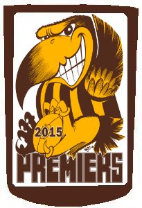 2015 Hawthorn Prem Stubby Holder FREE POST WITHIN AUSTRALIA